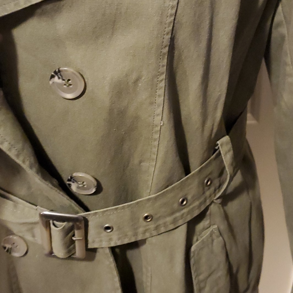 Kenneth Cole Green Coat Size XL - Picture 3 of 12